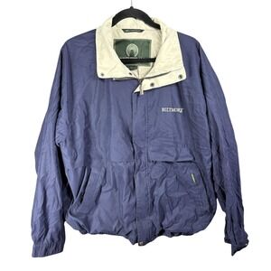 Weatherproof Biltmore Jacket Mens XL Blue Full Zip Windbreaker